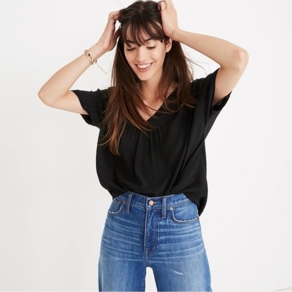 MADEWELL RHYME‎ TOP XXS BLACK - Picture 1 of 7